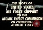 Image of atomic tests Nevada United States USA, 1958, second 32 stock footage video 65675032029