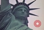 Image of Statue of Liberty wide and closeup views New York City USA, 1976, second 6 stock footage video 65675032062