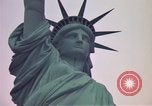 Image of Statue of Liberty wide and closeup views New York City USA, 1976, second 7 stock footage video 65675032062