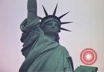 Image of Statue of Liberty wide and closeup views New York City USA, 1976, second 8 stock footage video 65675032062