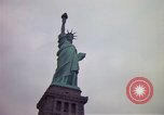 Image of Statue of Liberty wide and closeup views New York City USA, 1976, second 21 stock footage video 65675032062