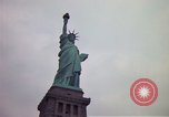 Image of Statue of Liberty wide and closeup views New York City USA, 1976, second 23 stock footage video 65675032062