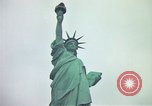 Image of Statue of Liberty wide and closeup views New York City USA, 1976, second 31 stock footage video 65675032062