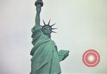 Image of Statue of Liberty wide and closeup views New York City USA, 1976, second 34 stock footage video 65675032062
