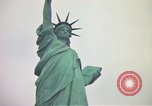 Image of Statue of Liberty wide and closeup views New York City USA, 1976, second 37 stock footage video 65675032062