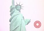 Image of Statue of Liberty wide and closeup views New York City USA, 1976, second 42 stock footage video 65675032062