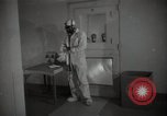 Image of Protective equipment against radiation exposure Richland Washington USA, 1947, second 1 stock footage video 65675032070