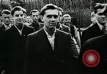Image of German soldier recruitment and civilian clothing donations late World  Germany, 1945, second 25 stock footage video 65675032094