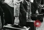 Image of German soldier recruitment and civilian clothing donations late World  Germany, 1945, second 26 stock footage video 65675032094