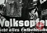Image of German soldier recruitment and civilian clothing donations late World  Germany, 1945, second 42 stock footage video 65675032094