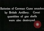 Standbild Schlacht von Arras Frankreich, 1918, aus Sekunde 62 historischem Filmmaterial Videoclip 65675032111