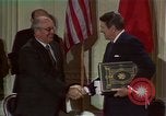 Standbild Ronald Reagan Washington DC USA, 1987, aus Sekunde 44 historischem Filmmaterial Videoclip 65675032113