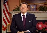 Image of President Ronald Reagan sends holiday greetings to people of Soviet Union Washington DC  USA, 1988, second 7 stock footage video 65675032118