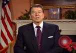 Image of President Ronald Reagan sends holiday greetings to people of Soviet Union Washington DC  USA, 1988, second 55 stock footage video 65675032118