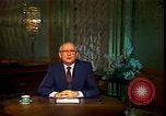 Image of Mikhail Sergeyevich Gorbachev Moscow Russia Soviet Union, 1988, second 14 stock footage video 65675032119
