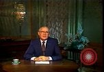 Image of Mikhail Sergeyevich Gorbachev Moscow Russia Soviet Union, 1988, second 15 stock footage video 65675032119