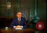 Image of Mikhail Sergeyevich Gorbachev Moscow Russia Soviet Union, 1988, second 21 stock footage video 65675032119