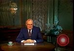 Image of Mikhail Sergeyevich Gorbachev Moscow Russia Soviet Union, 1988, second 30 stock footage video 65675032119