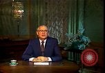 Image of Mikhail Sergeyevich Gorbachev Moscow Russia Soviet Union, 1988, second 35 stock footage video 65675032119