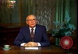 Image of Mikhail Sergeyevich Gorbachev Moscow Russia Soviet Union, 1988, second 40 stock footage video 65675032119