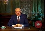 Image of Mikhail Sergeyevich Gorbachev Moscow Russia Soviet Union, 1988, second 41 stock footage video 65675032119