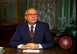 Image of Mikhail Sergeyevich Gorbachev Moscow Russia Soviet Union, 1988, second 46 stock footage video 65675032119