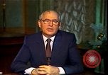 Image of Mikhail Sergeyevich Gorbachev Moscow Russia Soviet Union, 1988, second 50 stock footage video 65675032119