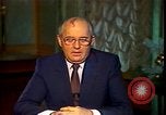 Image of Mikhail Sergeyevich Gorbachev Moscow Russia Soviet Union, 1988, second 52 stock footage video 65675032119
