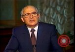 Image of Mikhail Sergeyevich Gorbachev Moscow Russia Soviet Union, 1988, second 57 stock footage video 65675032119