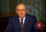 Image of Mikhail Sergeyevich Gorbachev Moscow Russia Soviet Union, 1988, second 62 stock footage video 65675032119