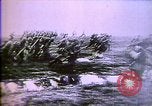 Image of World War 1 trench warfare. Rail Guns. Heavy artillery.  Europe, 1916, second 15 stock footage video 65675032131