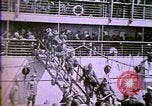 Image of American enters WW 1. Germans torpedo ships. Armistice. Treaty of Vers Europe, 1919, second 28 stock footage video 65675032133