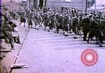 Image of American enters WW 1. Germans torpedo ships. Armistice. Treaty of Vers Europe, 1919, second 34 stock footage video 65675032133