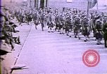 Image of American enters WW 1. Germans torpedo ships. Armistice. Treaty of Vers Europe, 1919, second 35 stock footage video 65675032133