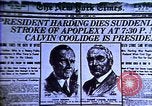 Image of Cal Coolidge becomes President. Roaring Twenties in U.S. Hyperinflatio United States USA, 1923, second 37 stock footage video 65675032137