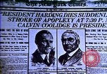 Image of Cal Coolidge becomes President. Roaring Twenties in U.S. Hyperinflatio United States USA, 1923, second 38 stock footage video 65675032137