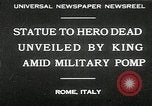 Image of honor to soldiers Rome Italy, 1930, second 1 stock footage video 65675032147
