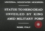 Image of honor to soldiers Rome Italy, 1930, second 6 stock footage video 65675032147