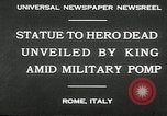 Image of honor to soldiers Rome Italy, 1930, second 10 stock footage video 65675032147