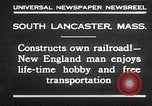 Image modèle ferroviaire South Lancaster Massachusetts USA, 1930, de la seconde 3 séquences d'archives historiques vidéo 65675032150
