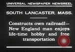 Image modèle ferroviaire South Lancaster Massachusetts USA, 1930, de la seconde 4 séquences d'archives historiques vidéo 65675032150