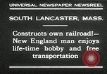Image modèle ferroviaire South Lancaster Massachusetts USA, 1930, de la seconde 6 séquences d'archives historiques vidéo 65675032150
