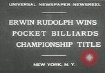 Immagine di Il mondo in tasca Campionato di biliardo New York United States USA, 1930, secondo 3 filmato di repertorio 65675032153