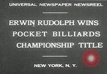 Immagine di Il mondo in tasca Campionato di biliardo New York United States USA, 1930, secondo 4 filmato di repertorio 65675032153