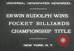 Immagine di Il mondo in tasca Campionato di biliardo New York United States USA, 1930, secondo 7 filmato di repertorio 65675032153