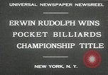 Immagine di Il mondo in tasca Campionato di biliardo New York United States USA, 1930, secondo 9 filmato di repertorio 65675032153