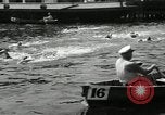 Image of marathon swim New York City USA, 1930, second 26 stock footage video 65675032155
