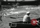 Image of marathon swim New York City USA, 1930, second 27 stock footage video 65675032155