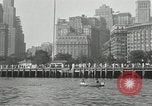 Image of marathon swim New York City USA, 1930, second 39 stock footage video 65675032155