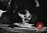 Image of spaghetti eating competition United States USA, 1950, second 6 stock footage video 65675032172